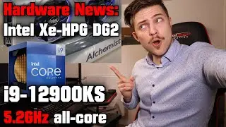 Intel i9-12900KS 5.2GHz all-core 😱 ARC Alchemist Xe-HPG & RTX 3070 Ti 16GB verschoben! Hardware News