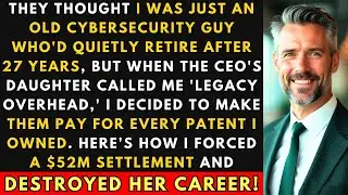 CEO's Daughter Doubted My Worth At 55, So I Made Her Company Pay $52M For My Patents |Office Revenge