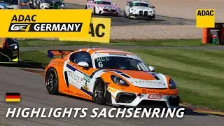 Highlights ADAC GT4 Germany Sachsenring | Rennen 1 | Deutsch | ADAC Motorsports