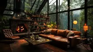 Rain Sounds, Slow Piano & Silent Cabin | Relaxation Ambience for Stress Relief and Restorative Sleep