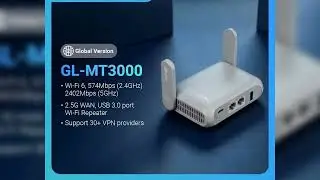 Latest Products You Must Know! GL.iNet GL-MT3000 (Beryl AX) Wi-Fi 6 Wireless Travel Gigabit Router