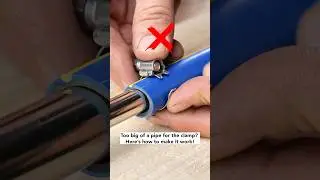 Fast and easy hose repair using a short clamp #shorts #asmr #viralhacks #tipsandhacks #fypshorts
