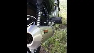 Takkoni Exhaust System (Honda Cbf 125) Testride without DB-Killer