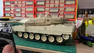 Tamiya Leopard 2A6 Funktionstest am 27.01.25