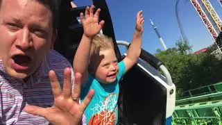Noah Rides the Shock Wave at Six Flags Over Texas