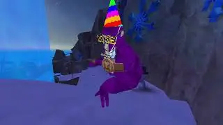 Not touching the color of the balloon 