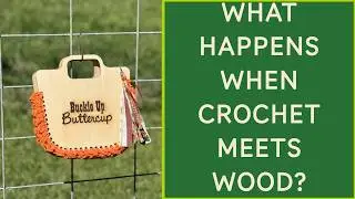 Buckle Up, Buttercup 🧡 Turning a Thrift Store Sheet Into a Crochet Bag