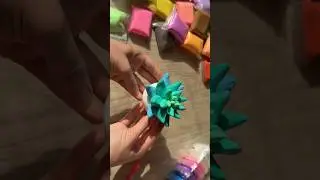 Clay Succulent | Air Dry Clay #diy #claymodelling #clay #plasticine Watch tutorial on my profile!)