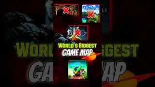 This Game Map Is Bigger Than Earth! (You Won&rsquo;t Believe #1)..... #shorts