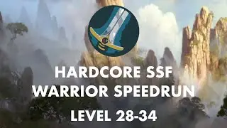 World Record 1-60 Hardcore Warrior Speedrun (3d 9h) | Level 28-34