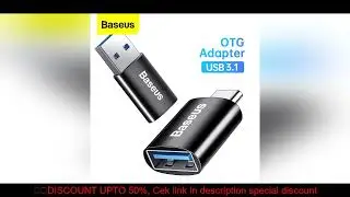 Baseus USB 3.1 OTG Adapter Type-C to USB-A  USBC Type C Female Converter For Macbook Xiaomi Huawei S