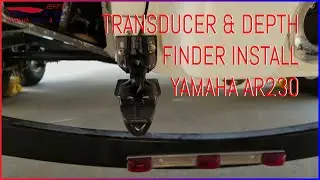 Transducer & Depth Finder Install - Yamaha Jet Boat AR230 SX230