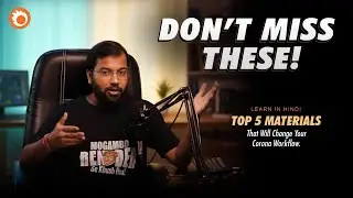 5 Essential Corona Materials for Beginners: A Step-by-Step Guide | Corona Hindi Tutorial | 3D Funda