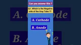Question for you ! #radiographer #radiography #paramedical_exam #mcqs #science #keynotes #shorts