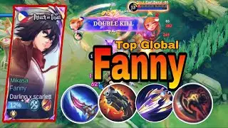 INSANE FANNY CABLES 🔥 Top Global Mikasa Gameplay | Top Global Fanny by Darling X Scarlett.