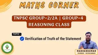 Verification of Truth of the Statement | Reasoning Class