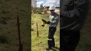 Earth stake tool use