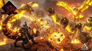 My Deadliest demonic thorny Dragon Kill Entire Origin BOSSES In Primal Fear || ARK Survival evolved