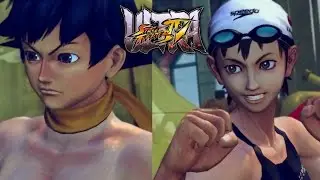 Makoto vs Sakura - USF4 Omega Mode Mod Fight