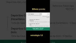 Palpites de futebol bilhete pronto #apostasesportivas #bilhetepronto #bet365