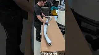 Вот так выглядит защитная балка после аварии 💥 #механик #ремонт #мерседес #фургон #сломанный #авт...