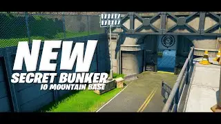 NEW Fortnite - IO MOUNTAIN BASE Bunker Opened Gameplay Showcase (FREE Fortnite Cinematics)