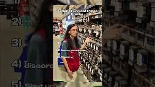 Ranking the funniest public pranks! 🤣🤣 #funny #funnyvideo #prank #public #publicprank #pranks #fyp