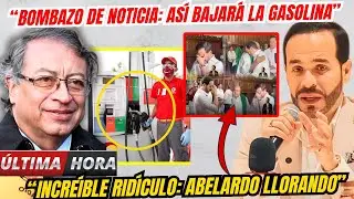 SORPRESA de Petro NUEVA BAJA DE GASOLINA y Abelardo HACE EL OSO EN VIDEO -Mr. Carvajalino