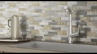 Brick wall tiles self adhesive,Linear mosaic tile stickers,Kitchen tiles self adhesive