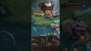 Wanwan vs Granger 😈 #shorts #mlbb #mobilelegends