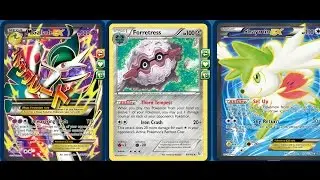 (XY Standard) Mega Gallade Ex/Forretress, охватывающий всё поле
