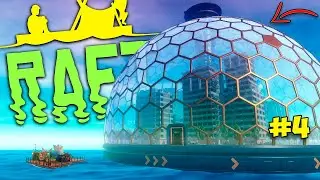 Raft - ОБНОВЛЕНИЕ - КАК ПОПАСТЬ НА КРЫШУ КУПОЛА НА ОСТРОВЕ - TANGAROA