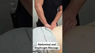 Abdominal and Diaphragm Massage Pt1 #massagetherapy #selfcare #therapeuticmassage