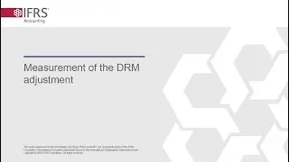 Dynamic Risk Management webcast 7 of 8: Measurement of the DRM adjustment