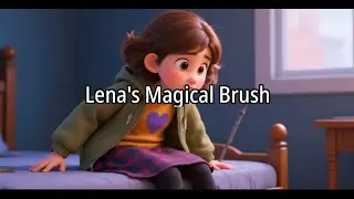 Lena's Magical Brush #trending #anime #entertainment 