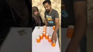 Paper Cup Game Challenge 😱 | Funny & Impossible Cup Challenge #games #challenge #funny #puzzlegame 