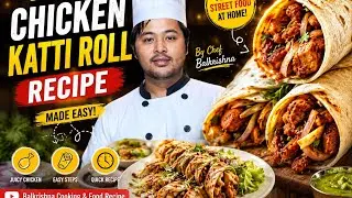  Chicken Katti Roll 🌯 by Balkrishna | Nepali Masala| by Balkrishna#chickenkattirol #chef 
