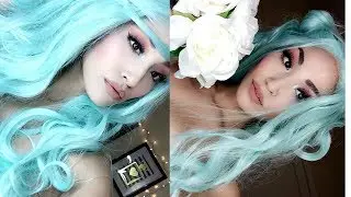 MINT GREEN WIG SYNTHETIC LACE FRONT WIG REVIEW | PRINCESS WIGS Review and Demo
