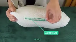 The Original Pillow with a Hole V2&trade; as demonstrated by Frankii