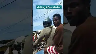 Visiting Aflao Market at the Border