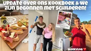 UPDATE OVER ONS KOOKBOEK & WE ZIJN BEGONNEN MET SCHILDEREN | Joyce Rikken