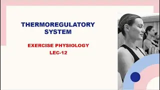 Human Physiology Lec 12 | Thermoregulatory System Explained | Body Temperature Control Made Easy