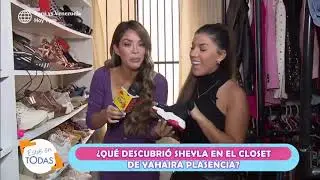 Sheyla Rojas conoci&oacute; el espectacular cl&oacute;set de Yahaira Plasencia