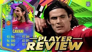 WTF?! OKAY EL MATADOR!😲 95 SUMMER STARS CAVANI PLAYER REVIEW! - FIFA 21 ULTIMATE TEAM