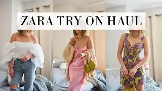 ZARA TRY ON HAUL FOR SPRING // TIKTOK VIRAL PINK DRESS, CORSETS, ARITZIA EFFORTLESS PANTS DUPES