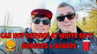 Car Hop Service at White Spot Burgers and Shakes