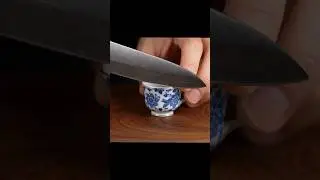 ✨ Ultra Realistic 8K ASMR | Slicing a Miniature Crystal Teacup | Satisfying Cutting Sounds