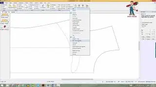 Gerber AccuMark tutorial-Edit Line with Handles