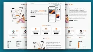 Responsive Website Landing Page Design | Only Using CSS & HTML