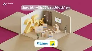 Save big with 25% cashback* on Flipkart & AJIO